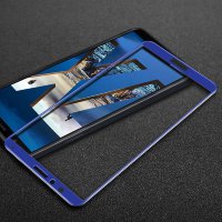 Защитное стекло Premium Glass 3d для Huawei honor 7x синее