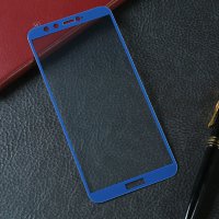 Защитное стекло Premium Glass 3d для Huawei honor 9 синее