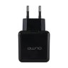 Сетевое зарядное устройство Qumo+кабель iPhone 5,iPad 2USB 2.4A