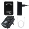 Сетевое зарядное устройство Qumo + кабель iPhone 5,iPad 4USB 2.4A