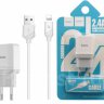 Блок питания Hoco C22A + кабель 8pin 2,4A