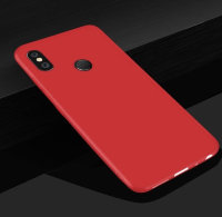 Силиконовый чехол для телефона Xiaomi Mi 6x красный