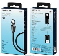 USB кабель Borofone BU1 Magnetic Type C 1.2m