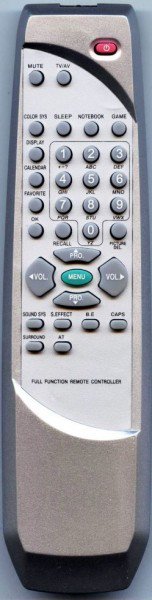 Пульт Evgo RC-W001, Hyundai RC-W001, Sitronics RC-W001, Trony RC-W001 (TV)