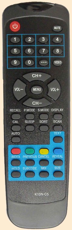 Пульт Sitronics K10N-C5,K10N-C7 (TV)