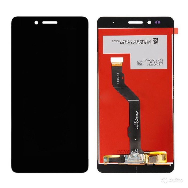 Дисплей Huawei Honor 5x в сборе с тачскрином (черный)