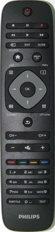 Пульт Philips 398GR8BD-3NT-PHH, 996590004765, 398GR8BD3NTPHT оригинал