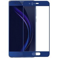 Защитное стекло Premium Glass 3d для Huawei honor 8 синее