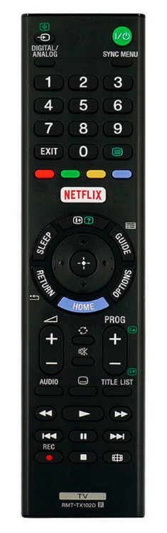 Пульт Sony RMT-TX102D NETFLIX