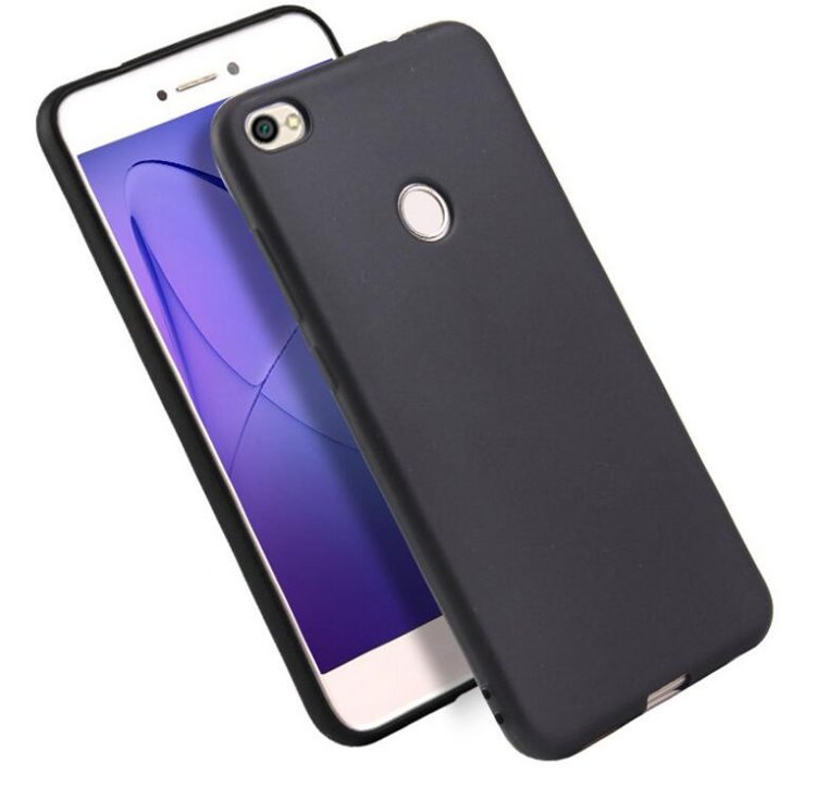 Силиконовый чехол для телефона Xiaomi Redmi note 5A prime черный