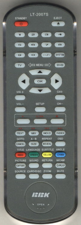 Пульт BBK LT-2007S (TV+DVD)
