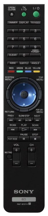 Пульт Sony RMT-B101P, RMT-B100P оригинал