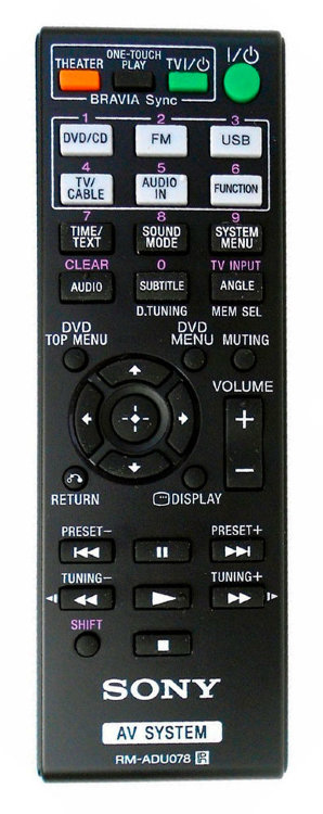 Пульт Sony RM-ADU078 оригинал