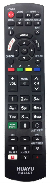 Пульт Universal Panasonic RM-L1378 NETFLIX
