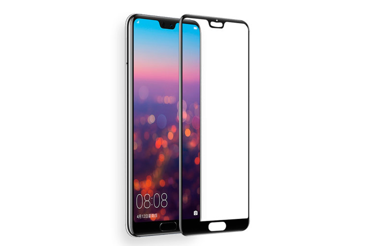 Защитное стекло Premium Glass nano 3d для Huawei p20 pro черное