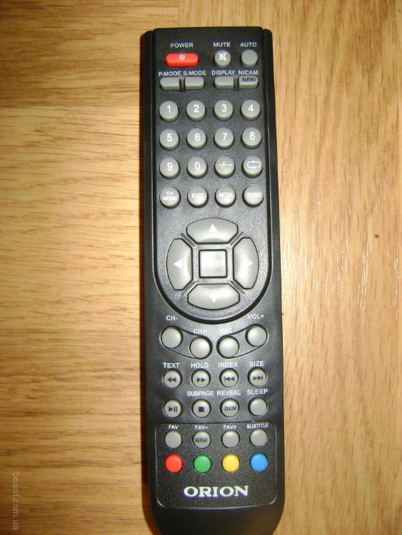 Пульт Orion TV  (LCDTV)