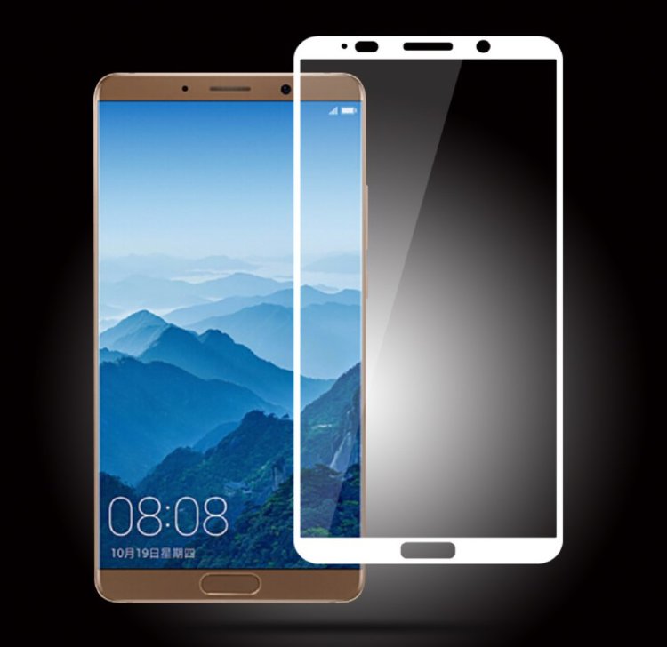 Защитное стекло Premium Glass 2.5d для Huawei mate 10 pro белое