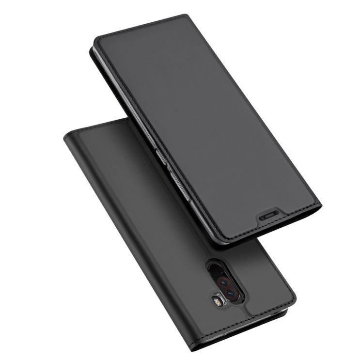 Чехол-книжка dux ducis для телефона Xiaomi pocofone F1 серый