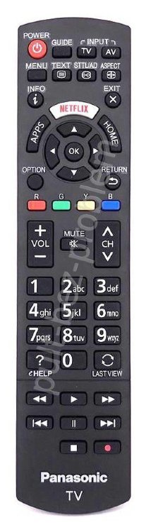 Пульт Panasonic RC1008T, N2QAYB001011 NETFLIX оригинал