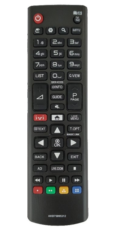 Пульт для телевизора LG AKB75095312 ivi