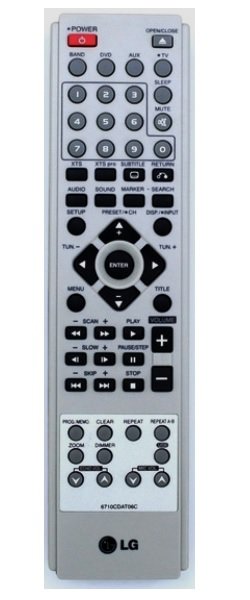 Пульт LG 6710CDAT04F (DVD)