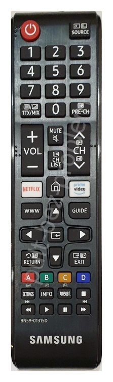 Пульт Samsung  BN59-01315D NETFLIX Prime Video оригинал