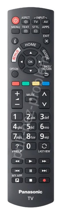 Пульт Panasonic N2QAYB001111 NETFLIX, MY APP оригинал