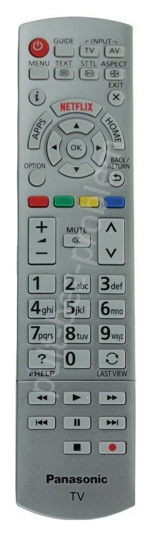 Пульт Panasonic N2QAYB001010 NETFLIX оригинал