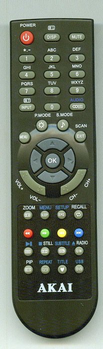 Пульт Akai TVD34-M1-1 (LTA-19N680HCP) (TV)