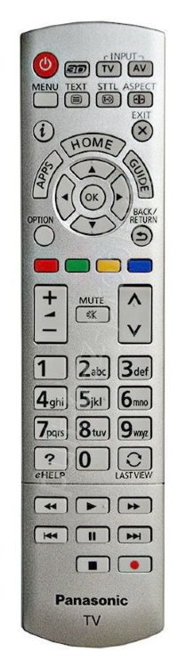 Пульт Panasonic N2QAYB000928, N2QAYB000829 3D оригинал