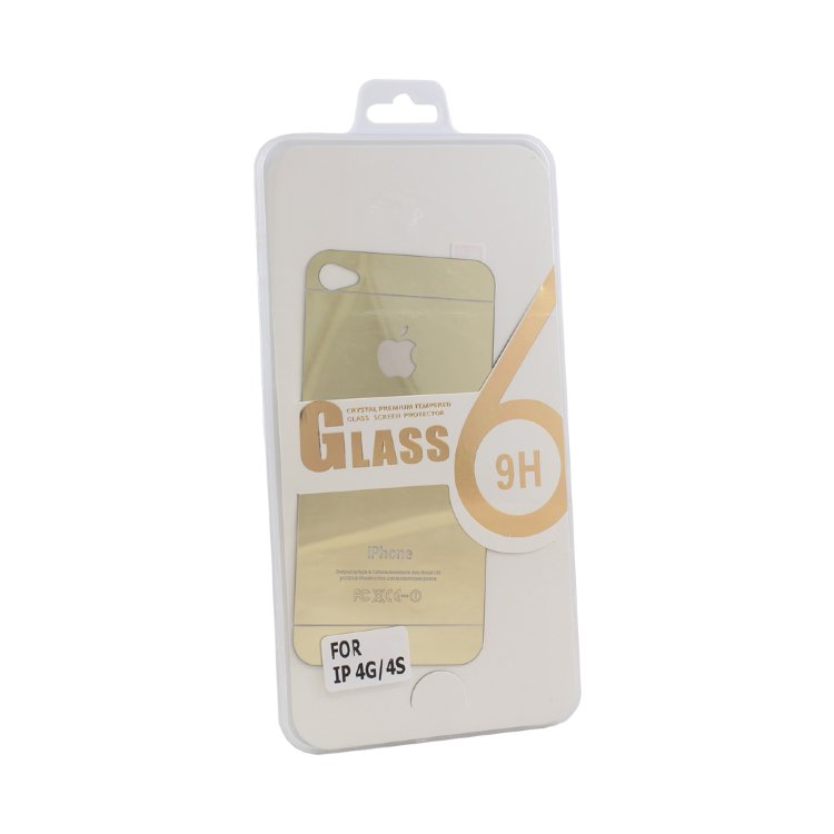 Стекло Glass для Iphone 4 (2 в 1)