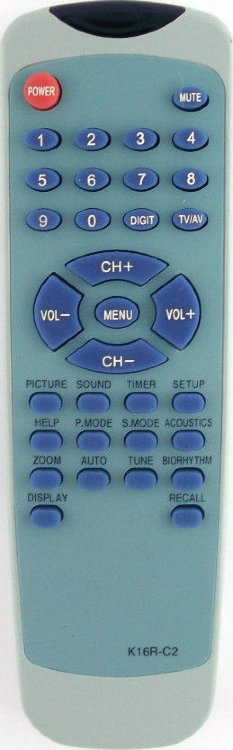 Пульт Rolsen K16R-C2,K16R-C3,Sokol K16R-C10,Akai TVD-3,Sitronics K10R-C17,K16R-C10 (TV)