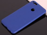 Силиконовый чехол для телефона Xiaomi mi A1 синий 