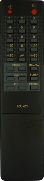 Пульт Philips RC21, Roadstar CTV-580 