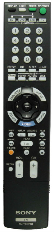 Пульт SONY RM-YD017 оригинал