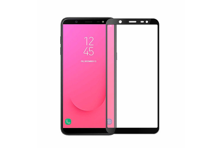 Стекло защитное Tempered Premium Glass для Samsung j8 3D (черный)