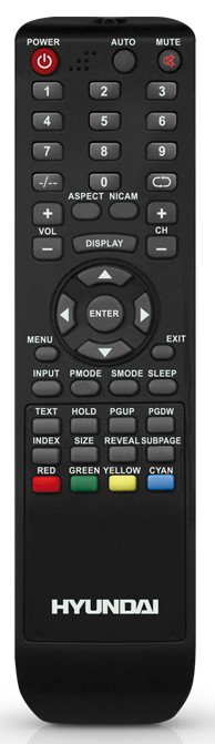 Пульт Hyundai, Fusion, Supra H-LCDVD3200 (TV+DVD)