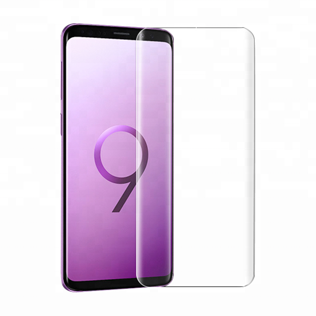 Защитное стекло на Samsung SM-G960F, Galaxy S9, закруглённое, прозрачное