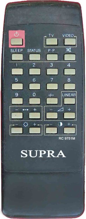 Пульт SUPRA RC-9751M,ELEKTA RC-9751M (TV)