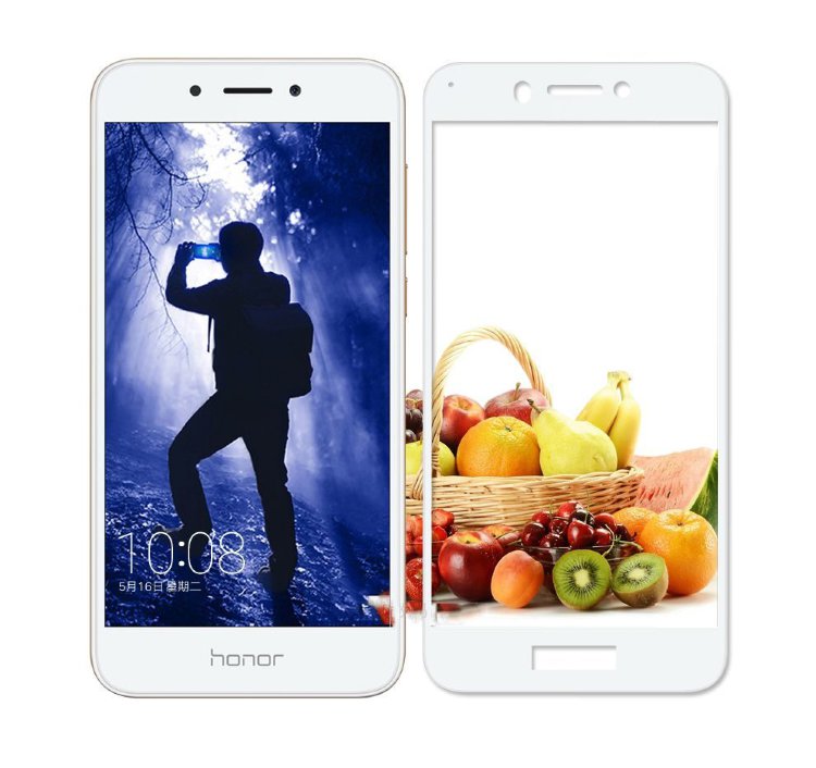 Защитное стекло Tempered Premium Glass 3d для Huawei honor 6a белое