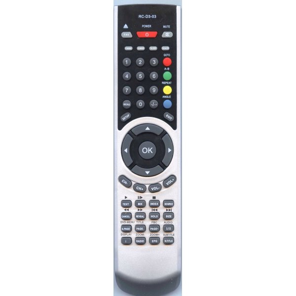 Пульт RC-D3-03 Shivaki, Horizont, Suzuki, Telefunken (TV)