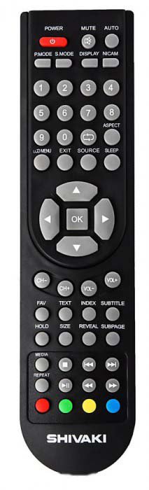 Пульт Shivaki TV-1 (TV)