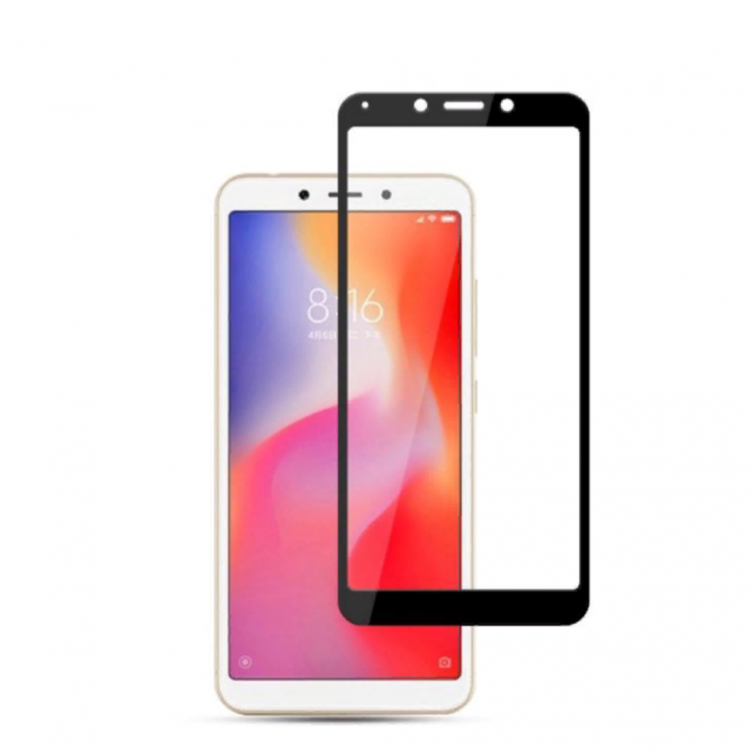 Защитное стекло premium glass 3D для Xiaomi  Redmi 6A (черный)