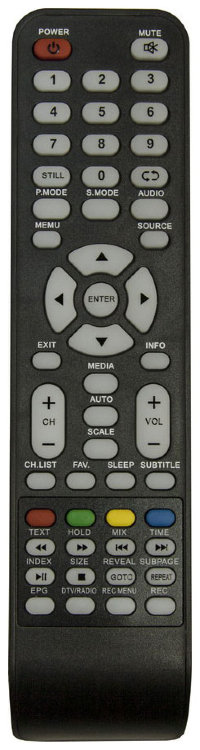 Пульт Shivaki YX-CY309E (STV-24LED15) (LCDTV)