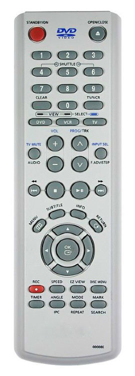 Пульт Samsung 00008E (DVD/VHS)
