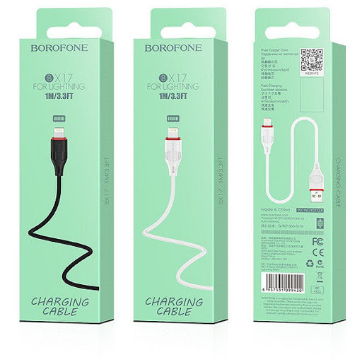 USB кабель Borofone BX17 Lightning 8pin
