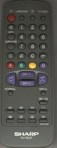 Пульт SHARP G1577SB (TV)