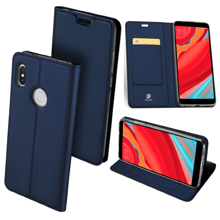 Чехол-книжка dux ducis для телефона Xiaomi Redmi S2 синий 