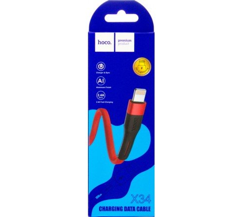 USB кабель Hoco X34 Lightning 8pin