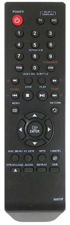 Пульт Samsung 00071F (DVD)